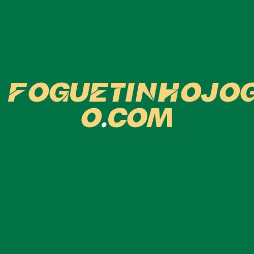 Logo da FOGUETINHOJOGO